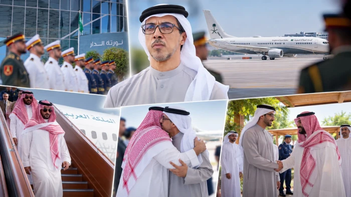 فيديو لمراسم الاستقبال الرسمية لوزير الدفاع الأمير خالد بن سلمان لحظة وصوله إلى أبو ظبي