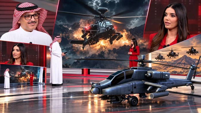 بالفيديو: خبير عسكري سعودي يكشف القدرات القتالية لمروحية الأباتشي وسر تسميتها بـ«الجنية السوداء» لدى الحوثيين