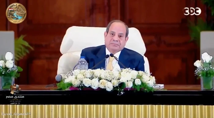 السيسي : الجهد العسكري المصري هو للدفاع عن أراضي السعودية ولا يشمل هجوما على اليمن