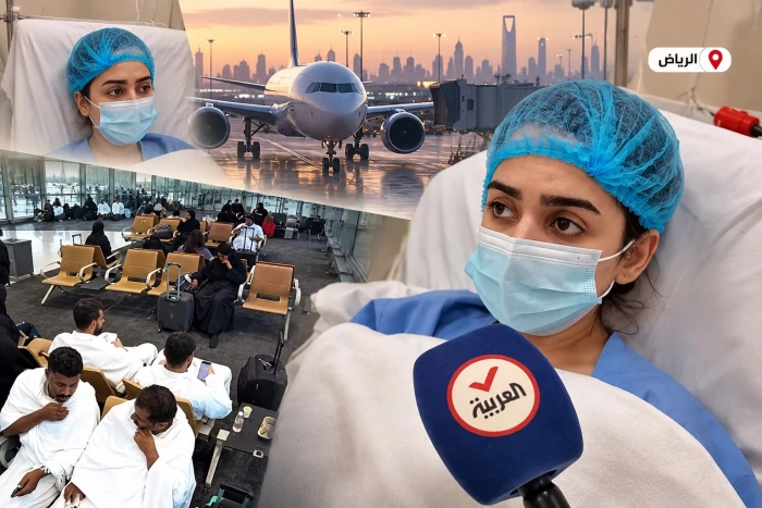 «شفت رجلي انقطعت قدامي».. بالفيديو: شابة جزائرية أصيبت في الهجوم الحوثي على مطار الرياض تروي تفاصيل اللحظات المرعبة