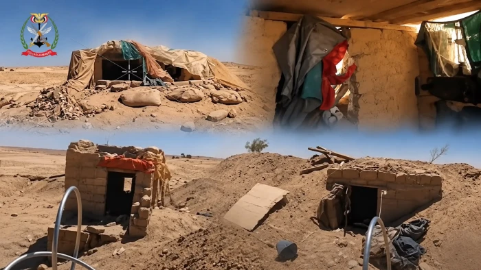 بالفيديو.. مسيّرات الجيش اليمني تداهم مخابئ الحوثيين وتستهدف ثكناتهم وآلياتهم القتالية في الجوف