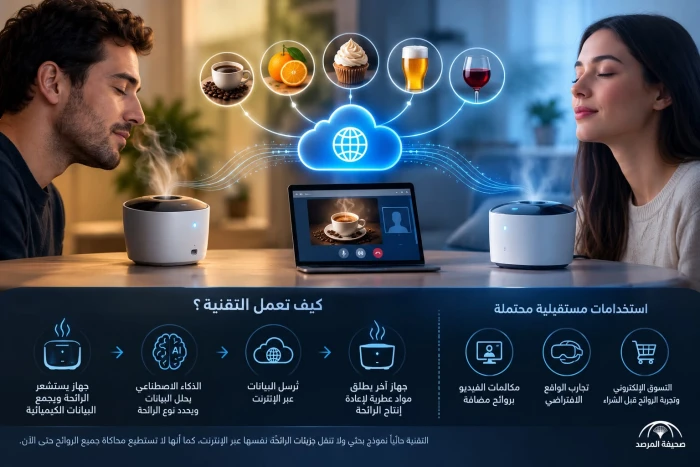نقل الروائح عبر الإنترنت.. تقنية جديدة تتيح شم القهوة والبرتقال عن بُعد