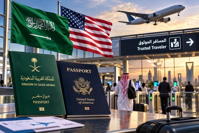 رسميًا.. تسهيل دخول السعوديين إلى أمريكا عبر برنامج «المسافر الموثوق»