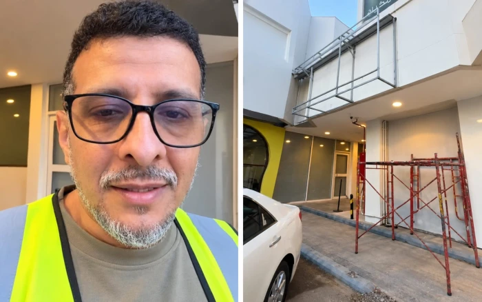 بالفيديو.. شخص يكشف عن مخالفة بلدية جديدة قيمتها 5000ريال