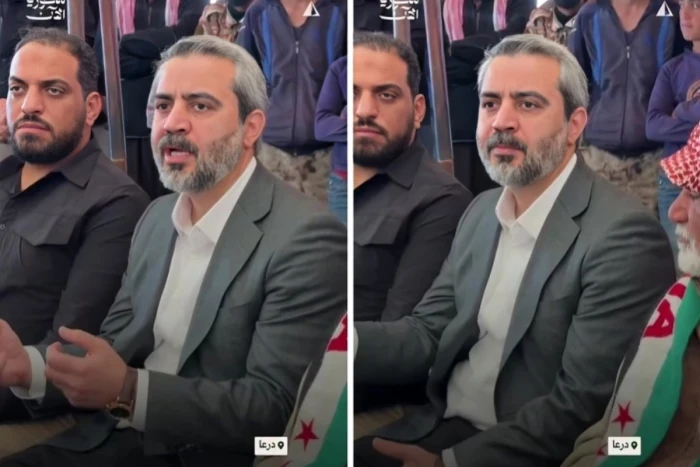 بالفيديو.. أول تعليق لوزير الخارجية السوري أسعد الشيباني على الغارات الأردنية خلال تقديمه العزاء لذوي ضحايا القصف على قرية الكف بدرعا
