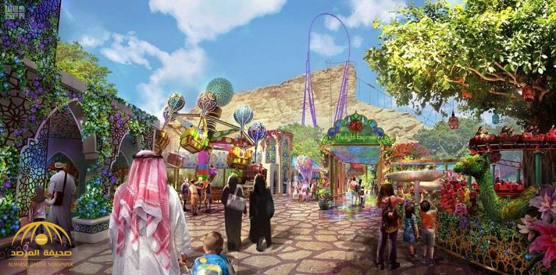 من بينها "الينابيع الغامضة" و "مدينة البخار" .. بالصور : الكشف عن التصميم التخيلي لمتنزه  "6 فلاجز القدية"