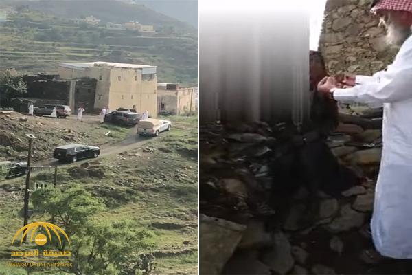 شاهد: أمير عسير يحاول إقناع مسنة بالسكن في قصره!