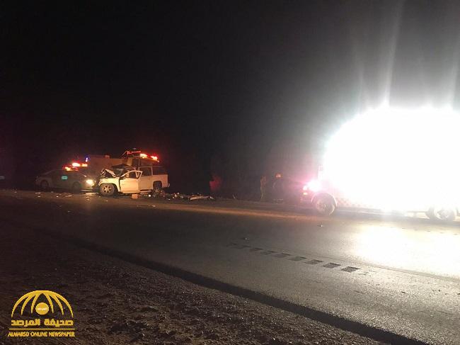 بالصور .. وفاة 5 أشخاص في حادث أليم على طريق المزاحمية - الرين