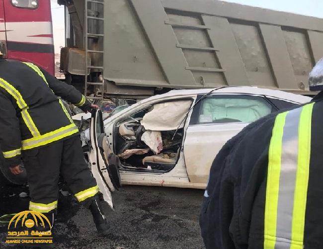 بالصور: رجل مرور يتعرض لحادث مروع أثناء ذهابه إلى عمله في الباحة !