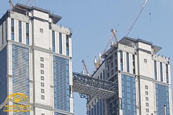 شاهد بالصور: أعلى مسجد معلق في العالم  أمام الحرم  بمكة .. والكشف عن مساحته وطاقته الاستيعابية لعدد المصلين