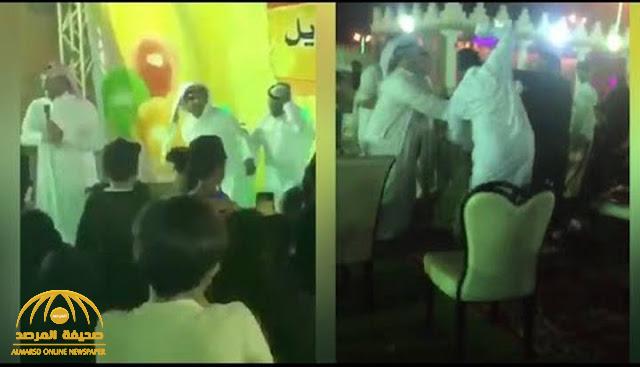 حفل ترفيه في رفحاء يتحول إلى حلبة مصارعة جماعية