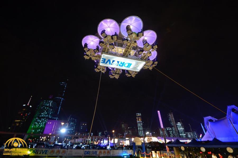 بالصور.. مطعم معلق يجذب أنظار زوار فعاليات موسم الرياض