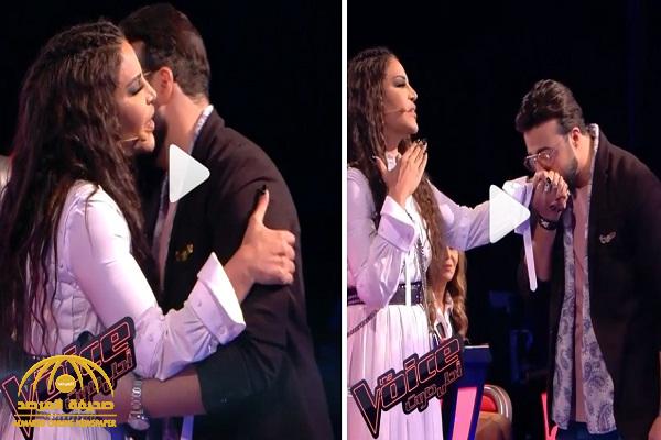 "أحلام" تفاجئ متسابق فلسطيني في "ذا فويس" بهدية غير متوقعة .. شاهد: ردة فعل الأخير