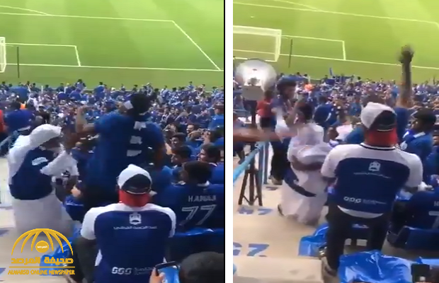 شاهد.. مشجع مسن يرقص  على أنغام  الموسيقى  في مدرجات مباراة الهلال ضد أوراوا