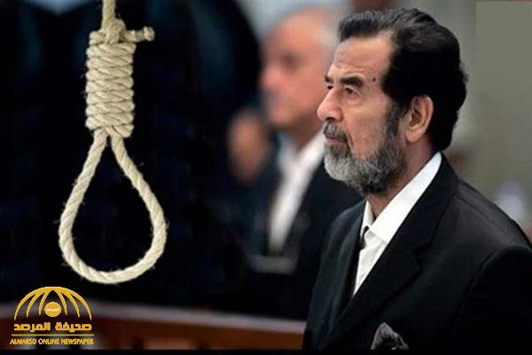 شاهد .. تفاصيل اللحظات الأخيرة لصدام قبيل إعدامه : رفض مقابلة ابنته ..  وهذا ما قاله عندما رأى حبل المشنقة !