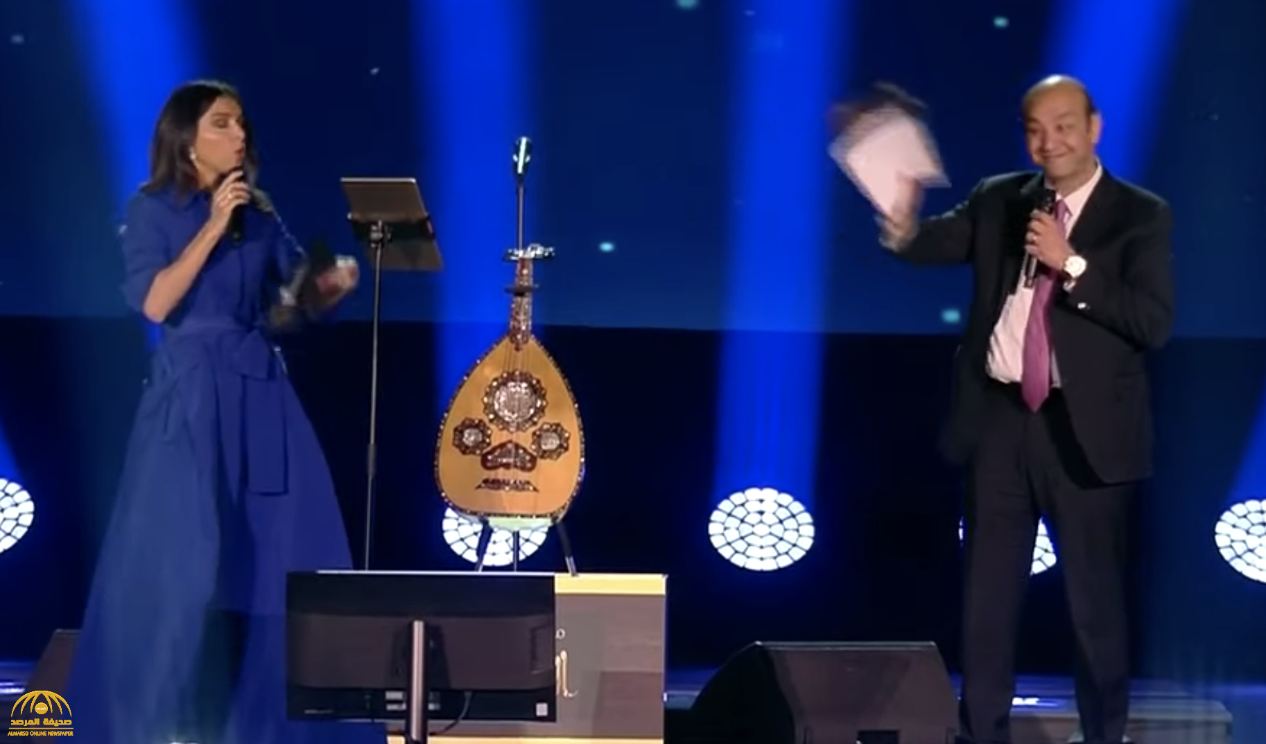 شاهد : المزاد العلني على عود "راشد الماجد" في ليلة السندباد .. وبيعه بسعر قياسي