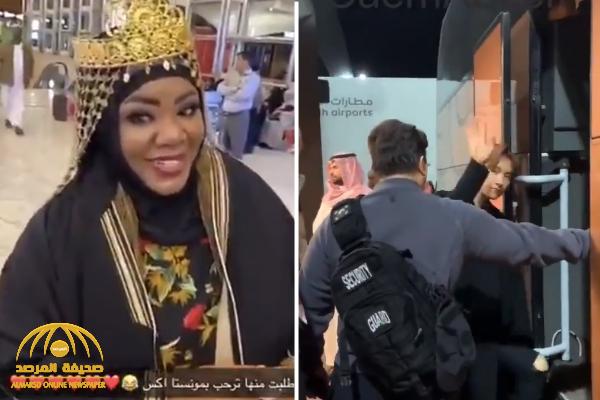 شاهد: لحظة وصول فرقة MONSTA X الكورية إلى الرياض.. وماذا قالت "أم عايض" أثناء استقبالهم؟!