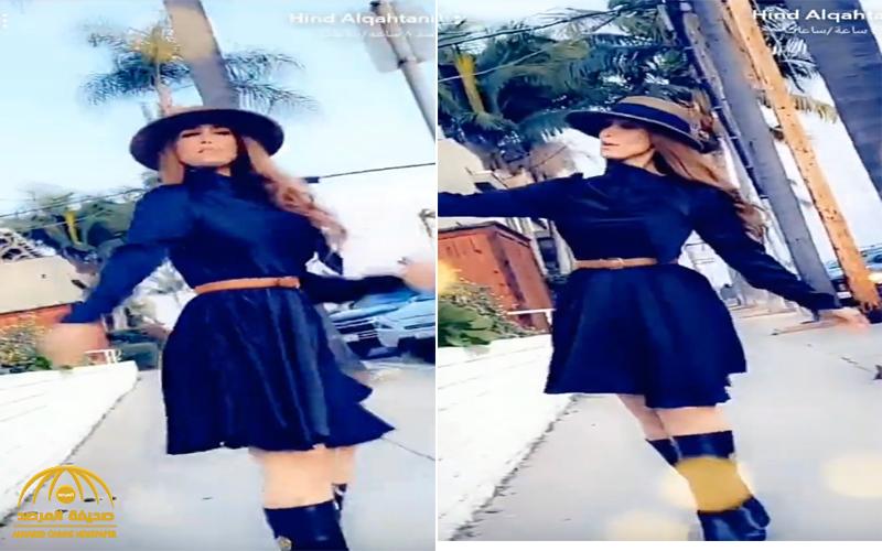 شاهد: "هند القحطاني" تنشر فيديو جديد وهي ترقص بفستان أزرق "محتشم" وقبعة رأس على أغنية "ذاك الغبي" لأصالة