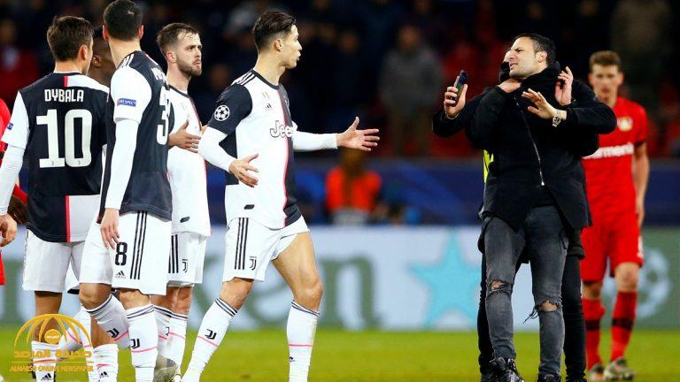 بالفيديو ...لقطة عنيفة لكريستيانو رونالدو  مع مشجع أراد التقاط صورة معه بالقوة  !