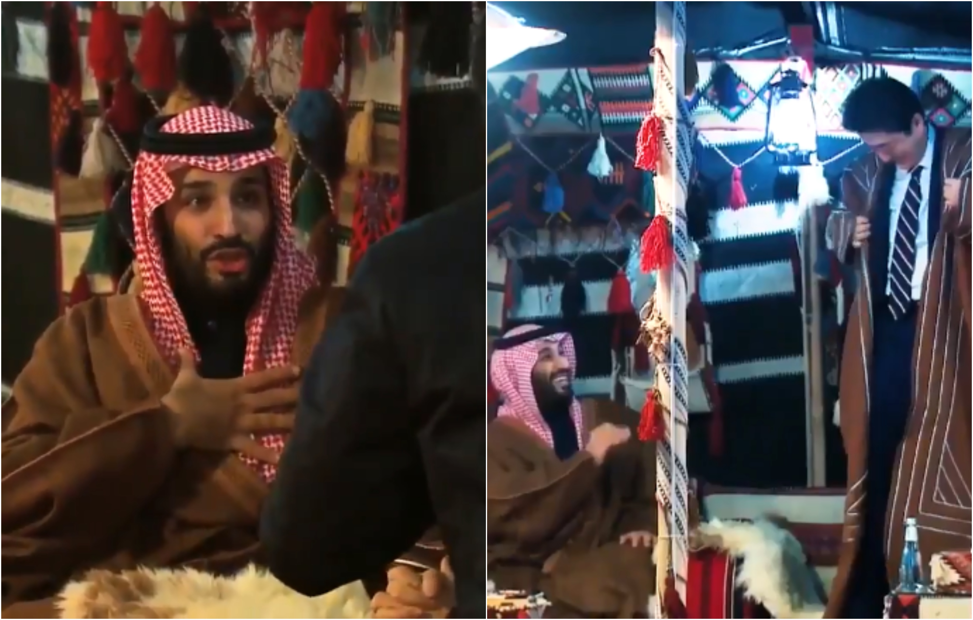 شاهد بالفيديو : عروض تراثية أثناء استضافة ولي العهد لرئيس وزراء اليابان في العلا