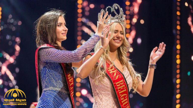 شاهد.. ملكة جمال بلجيكا تتعرض لموقف محرج أمام الجمهور أثناء التتويج شاهد.. ملكة جمال بلجيكا تتعرض لموقف محرج أمام الجمهور أثناء التتويج