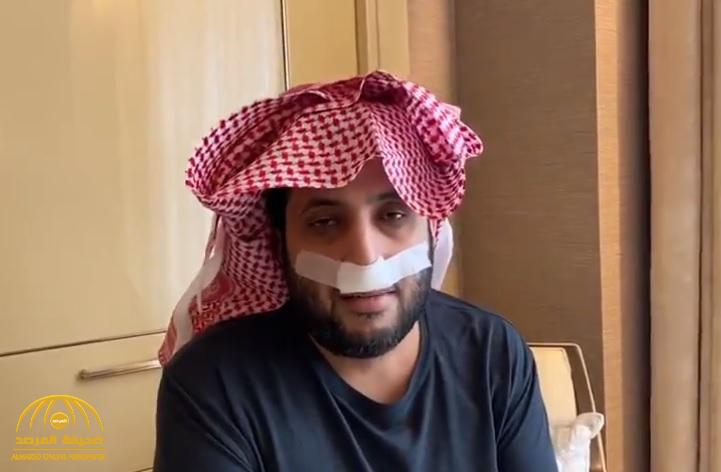 شاهد … “تركي آل الشيخ” يتحدث في أول ظهور له بعد إجراء العملية الدقيقة في أمريكا ويكشف عن موعد عودته للمملكة !