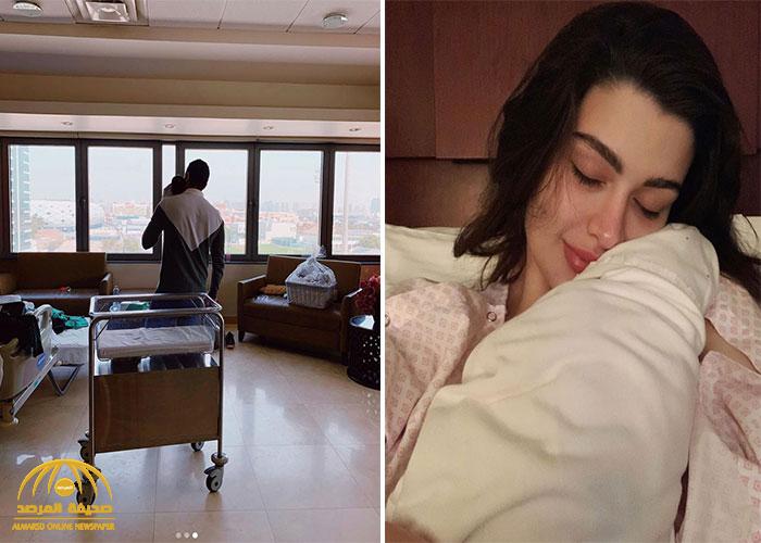 بعد أن وضعت مولودتها .. شاهد أول صورة لزوج “روان بنت حسين” .. والكشف عن جنسيته!