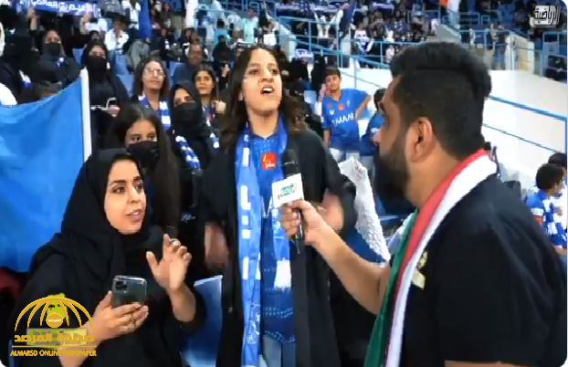 بالفيديو.. مشجعة هلالية: شيلوا العدة.. ويلا على جدة!