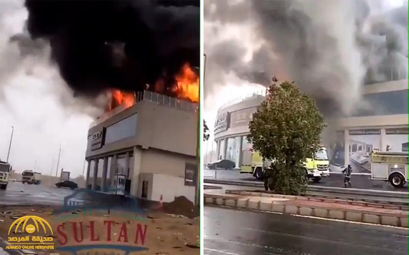 شاهد .. اندلاع حريق في مطعم بشارع الأمير سلطان بجدة