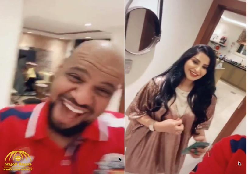 " وش تبي تسوي فيني ياعمري " .. شاهد: وصلة مداعبة بين الفنان "عمر الديني" والممثلة  "ريم عبد الله"