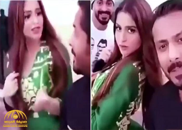 فيديو “جريء” للبحرينيّة "حلا الترك" مع شابين .. ماذا فعلت حتّى هاجمها الجمهور!!