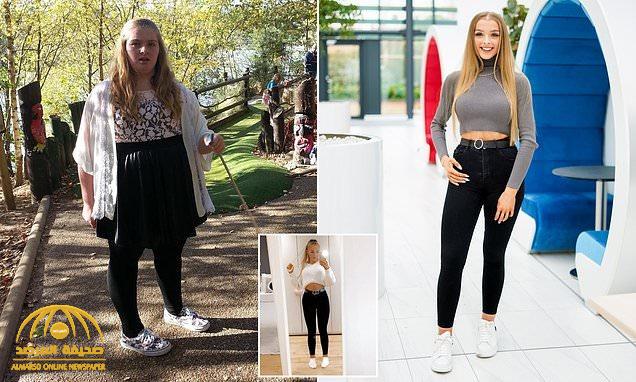 فقدت نصف وزنها بطريقة بسيطة.. فتاة "أمريكية" تكشف سر التحول ونظامها الغذائي الصحي ! – صور