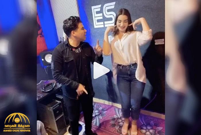 على أنغام  “عود البطل”" .. شاهد: وصلة رقص مثيرة  للفنانة "جوهرة" مع المطرب "عمر كمال"