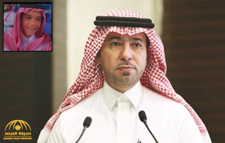 وزير الإسكان "ماجد الحقيل"  ينعى ابنه " المهند"