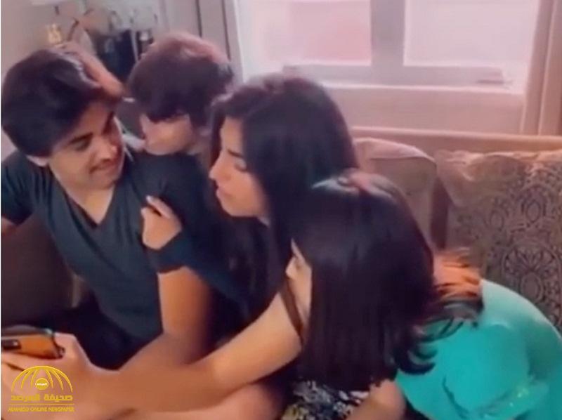 لأول مرة .. شاهد: هند القحطاني تنشر فيديو محادثة هاتفية لأبنائها مع والدهم في السعودية