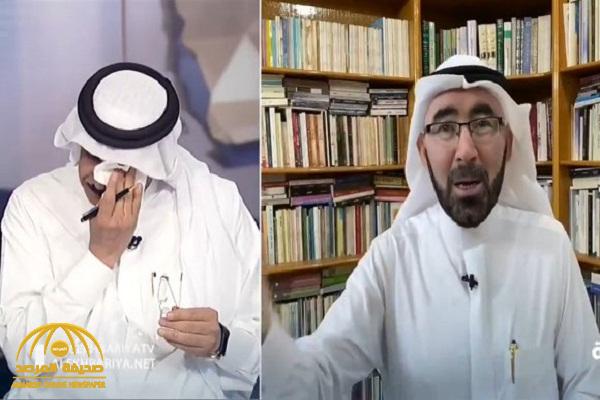 شاهد .. تأثر مذيع الإخبارية "جبريل أبودية" بعدما فاجأته القناة بتقرير من داخل منزله