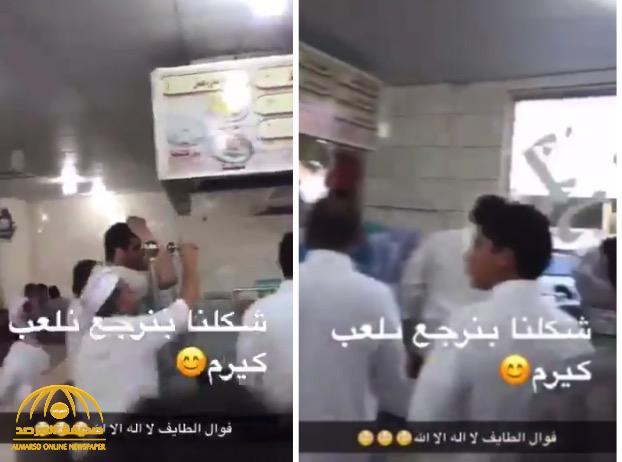 شاهد.. تكدس أشخاص داخل مطعم "فول وفلافل” في المملكة