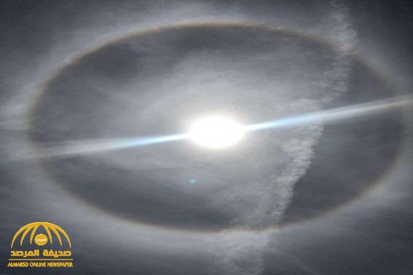 "الزعاق" يكشف سبب هالة الشمس التي ظهرت اليوم على حفر الباطن