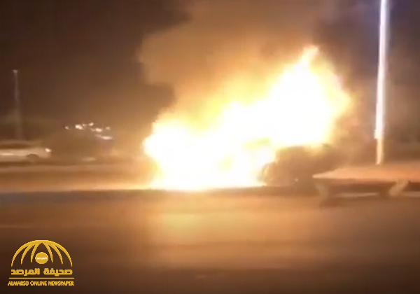 فيديو.. حـادث مروع يتسبب في انفجار مركبة بشرورة .. والكشف عن مصير قائدها