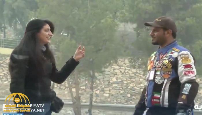 شاهد.. رحالة إيطالية على دراجة نارية تروي قصة وصولها إلى أبها وسكنها مع السعوديين!