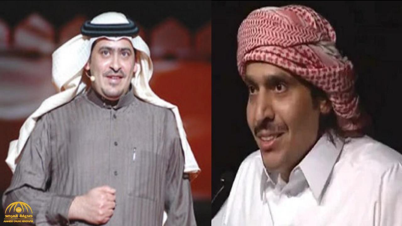 يلي بنصف ريال ما نشتريكم.. شاهد: الشاعر ناصر الفراعنة يرد على القطري "ابن الذيب" بعد هجومه على المملكة! يلي بنصف ريال ما نشتريكم.. شاهد: الشاعر ناصر الفراعنة يرد على القطري "ابن الذيب" بعد هجومه على المملكة!