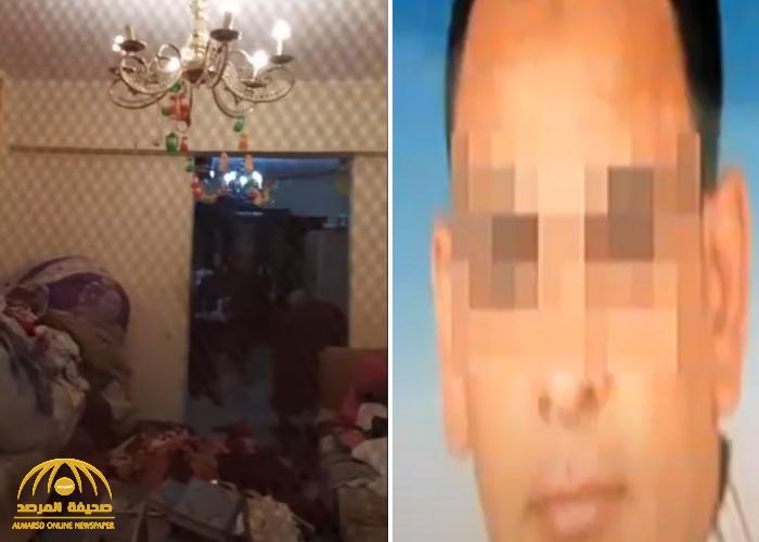 شاهد .. أول فيديو من داخل شقة ارتكب فيها "سفاح الجيزة" أغرب جريمة قتل في مصر