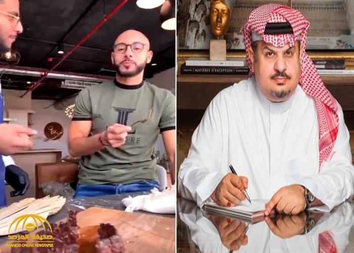 كيف علق "عبدالرحمن بن مساعد" على ظهور "أمرابط" مع الشيف "بن قاسم" ؟
