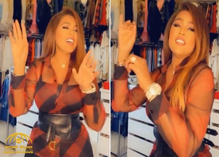 شاهد: المطربة وعد ترقص داخل محل للملابس