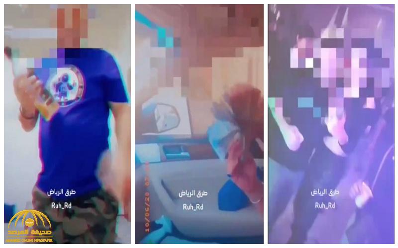 شاهد.. شخص يتباهى بحفلات "ديسكو" صاخبة ومبالغ مالية كبيرة وخمور بمقاطع فيديو في الرياض