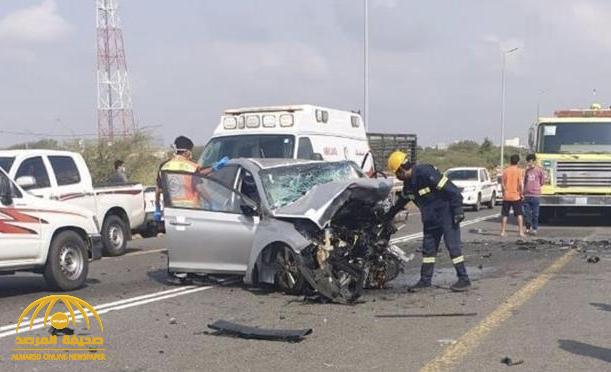 الكشف عن سبب حادث طریق "العارضة - الخوبة" المروع الذي تسبب في وفاة أسرة كاملة