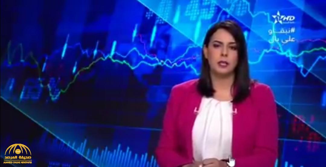 شاهد.. ماذا حدث لمذيعة مغربية متعافية من كورونا على الهواء