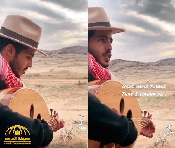 شاهد.. مهارة شاب يعزف على العود ويمزج بين الأغاني السعودية والأجنبية