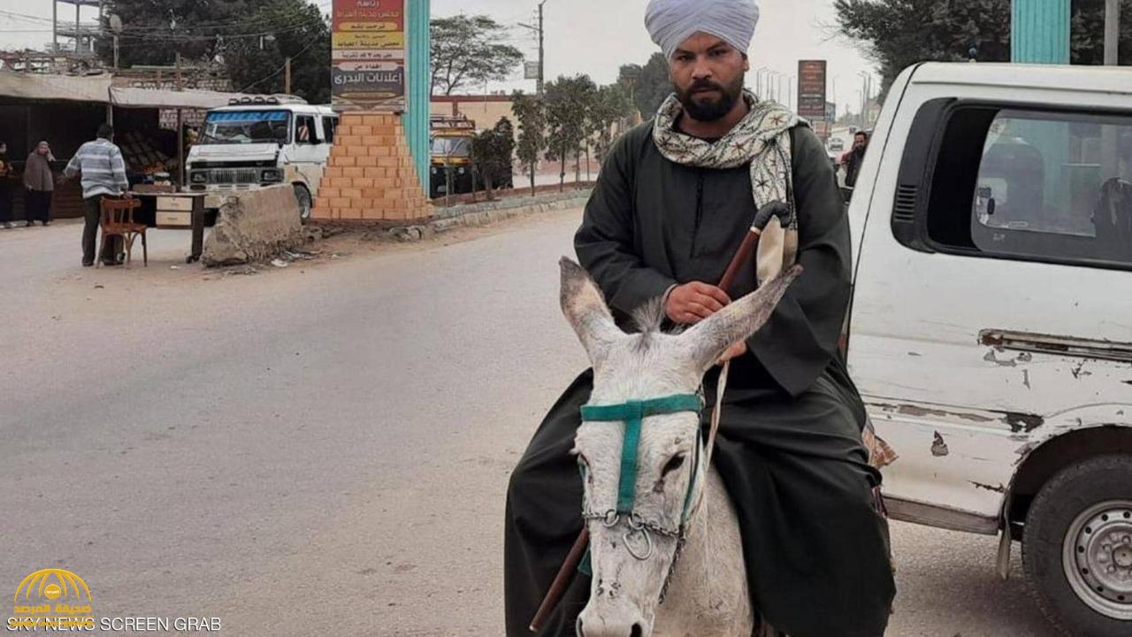 شاهد: مصري يقطع مسافة 1000 كم من القاهرة إلى أسوان على "حمار".. لسبب غريب!