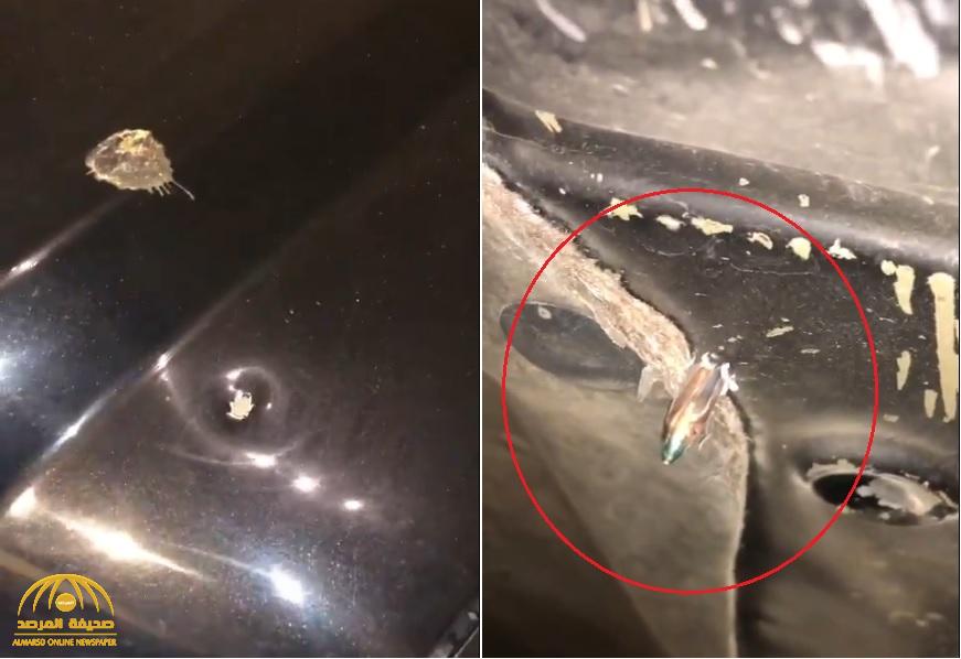 شاهد.. "رصاصة طائشة"تخترق مركبة مواطن في حي المونسية بالرياض: "العوض من الله"